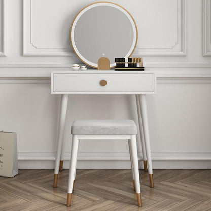 Aditya Dressing Table With LED Mirror And Stool | Weilai Concept