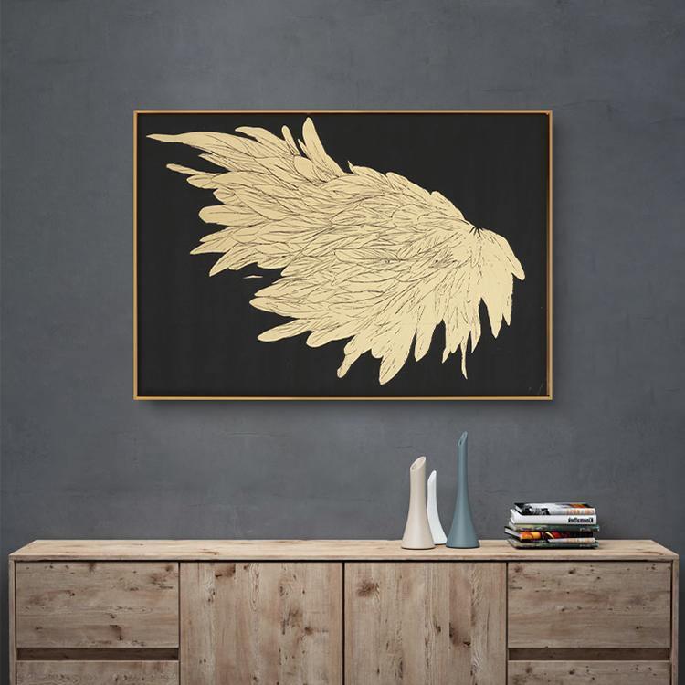 Angle Framed Wall Art Print 90.5*60.5cm | Weilai Concept