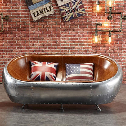 Aviator Airplane Tub Sofa, Aluminum Loveseat | Weilai Concept