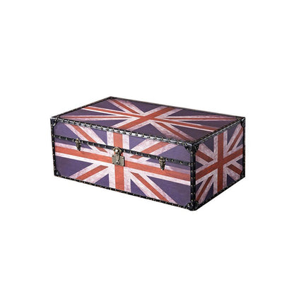 Aviator Union Jack Suitcase Coffee Table, Industrial Storage | Weilai Concept