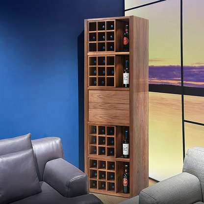 Grace Wine Cabinet, Solid Wood-Weilai Concept