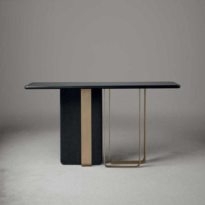 Barbican Console Table, Gold And Rosewood | Weilai Concept