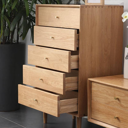 Billy Chests Of Drawers, Walnut, Clearance | Weilai Concept