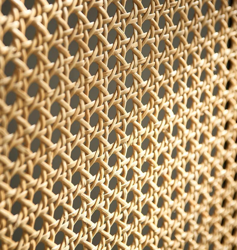 Cane Rattan Room Divider/ Screen, Oak | Weilai Concept