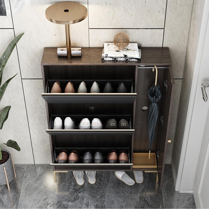 CASA Shoe Storage, Hallway Storage, Dark Oak | Weilai Concept