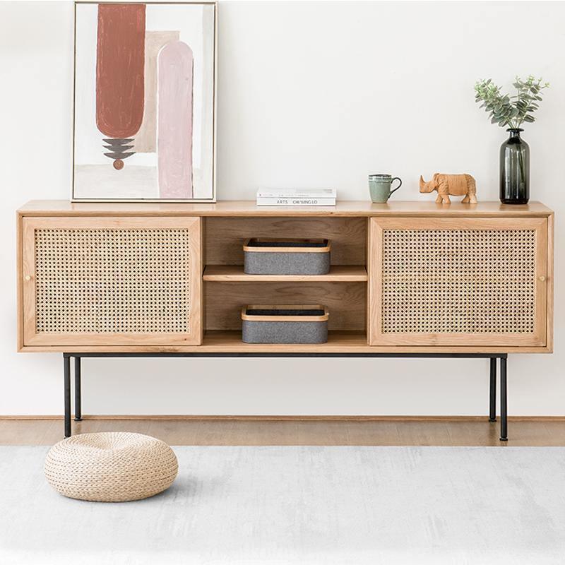 Cement Sideboard, Light Oak | Weilai Concept