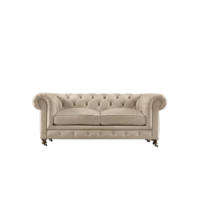 Chesterfield Two Seater Sofa, Velvet | Weilai Concept