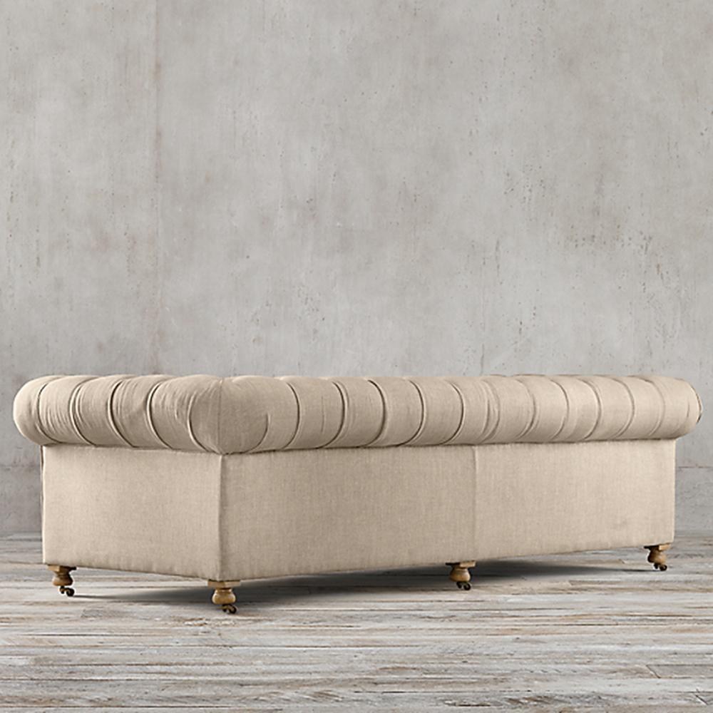 Chesterfield Two Seater Sofa, Velvet | Weilai Concept