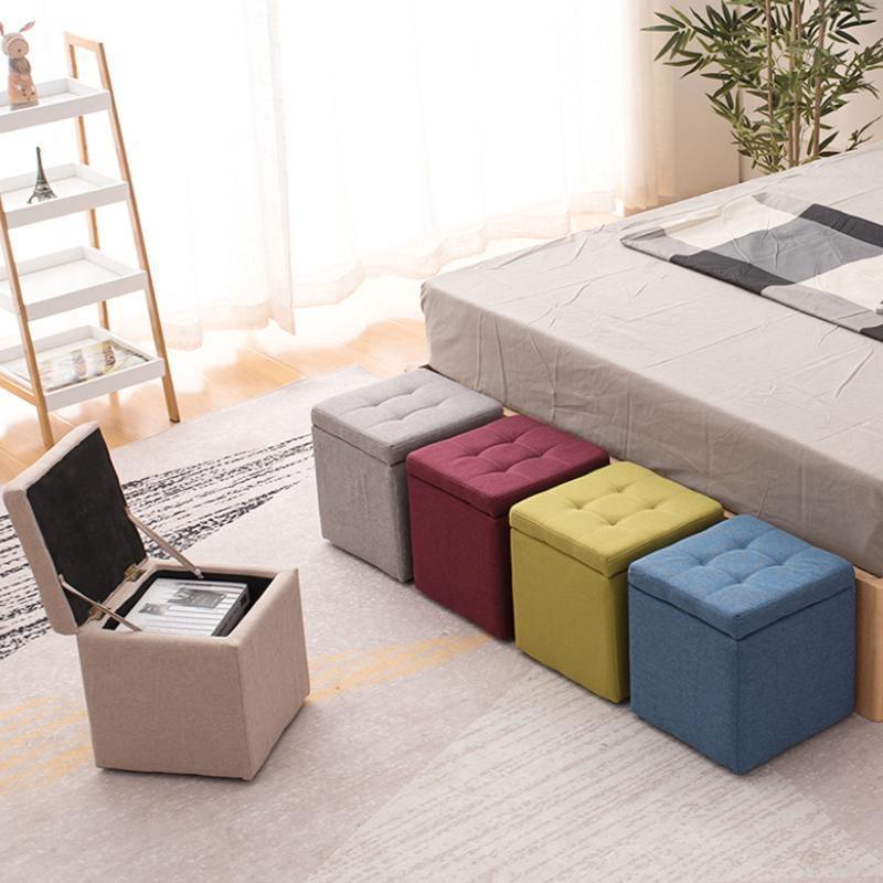 Cube Footstool With Storage | Weilai Concept