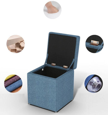 Cube Footstool With Storage | Weilai Concept