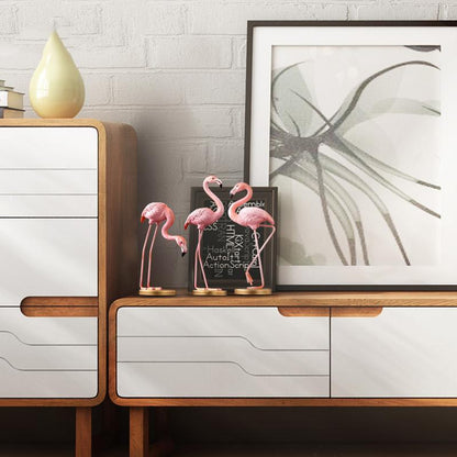 Decoration: A Set Of Three Flamingo Decoration | Weilai Concept