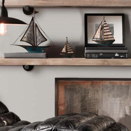 Decoration: A Set Of Three Sailboats | Weilai Concept