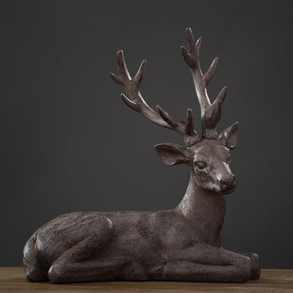 Decoration: A Set Of Two Deers | Weilai Concept