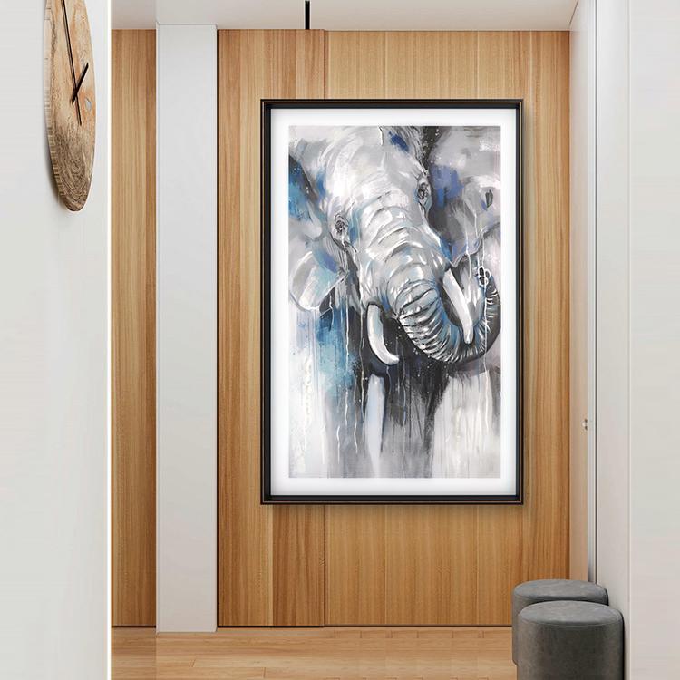 Elephant Framed Wall Art Print 80*120cm | Weilai Concept