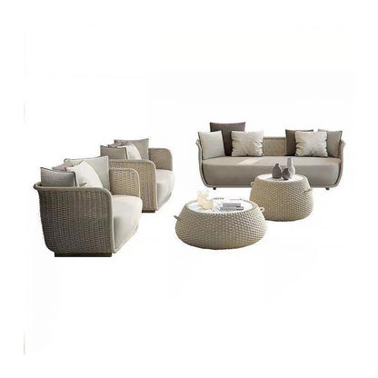 Eusden Rattan Outdoor Sofa Set, Outdoor Furniture, Clearance | Weilai Concept