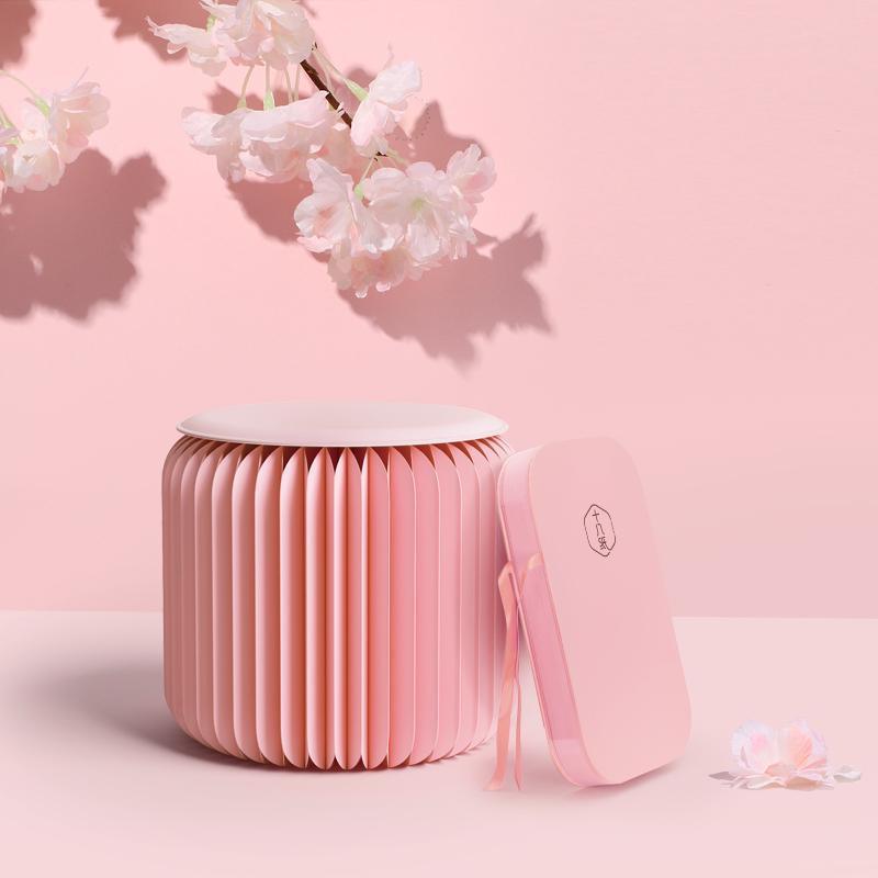 Folding Series Pink Mini Stool [28cm/35cm] | Weilai Concept