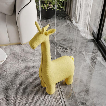 Giraffe Design Chair, Yellow Fabric, Kid Chair | Weilai Concept