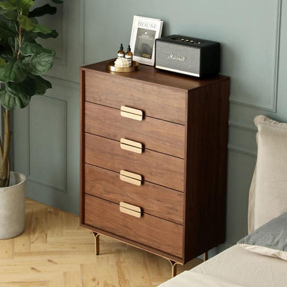 Hedra Chests Of Drawers, Walnut | Weilai Concept