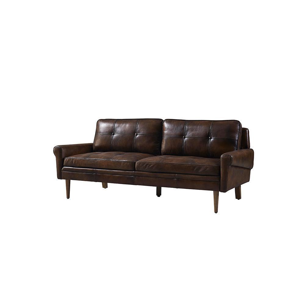 Hemenway Two Seater Sofa, Full Grain Leather | Weilai Concept