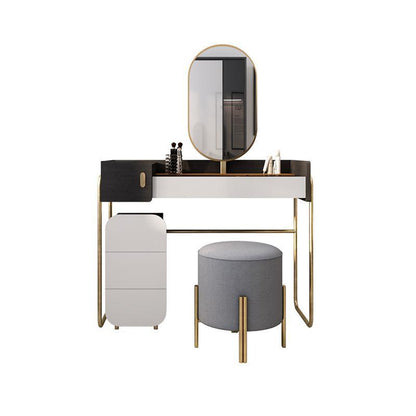 J2 Long Mirror Dressing Table With Stool | Weilai Concept