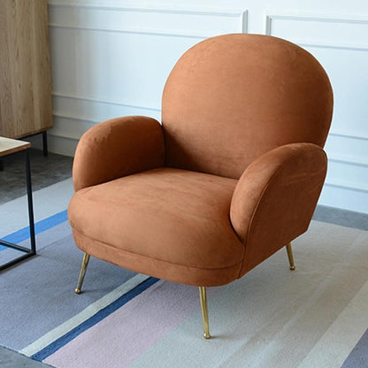 Juno Armchair, Brown Velvet | Weilai Concept