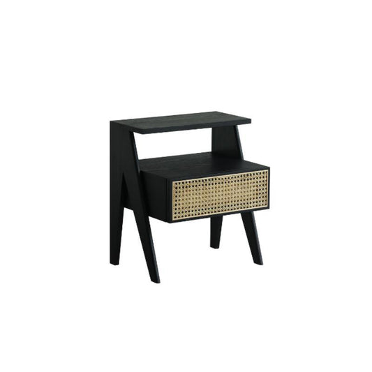 Lambeth Bedside Table, Black | Weilai Concept