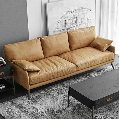 Luna Three Seaters Sofa, Italian Genuine Leather | Weilai Concept