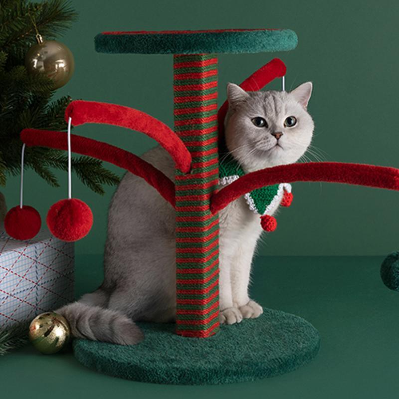 NA62 Pet Furniture Cat Kitten Christmas Tree, Scratcher Tree | Weilai Concept