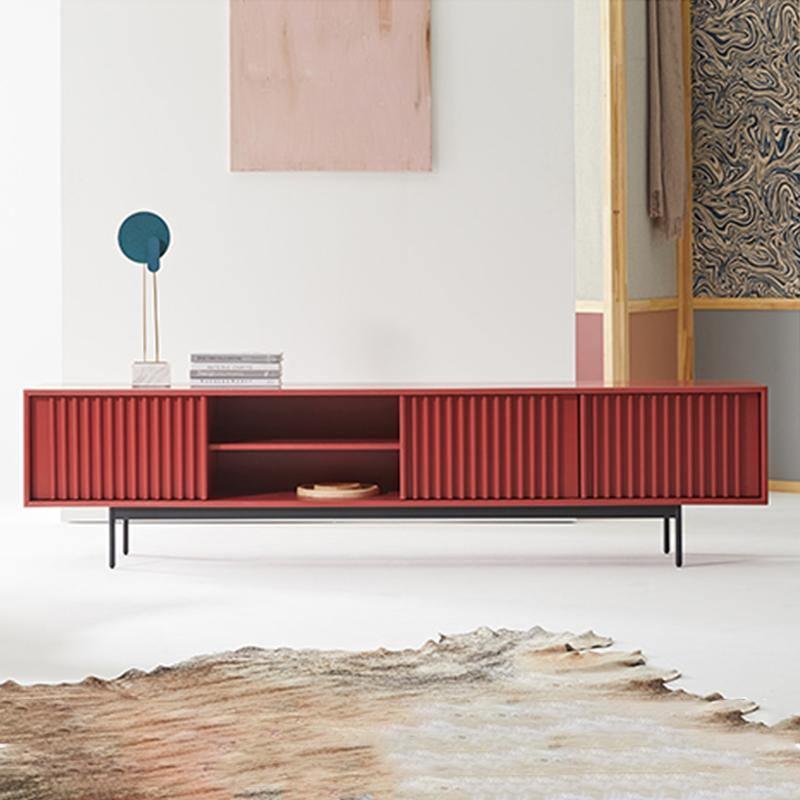 Nauta TV Stand, Red | Weilai Concept