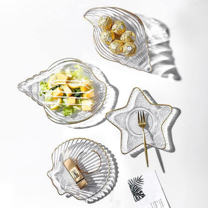 Ocean: A Set Of Four Plates, Glassware | Weilai Concept