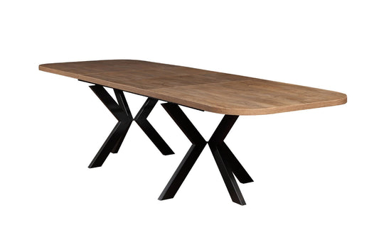 Oslo Extendable Oak Laminate Dining Table