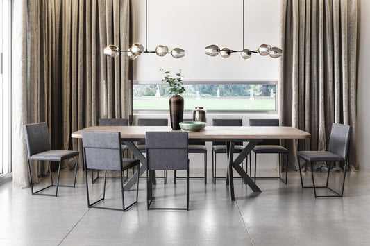 Oslo Extendable Oak Laminate Dining Table