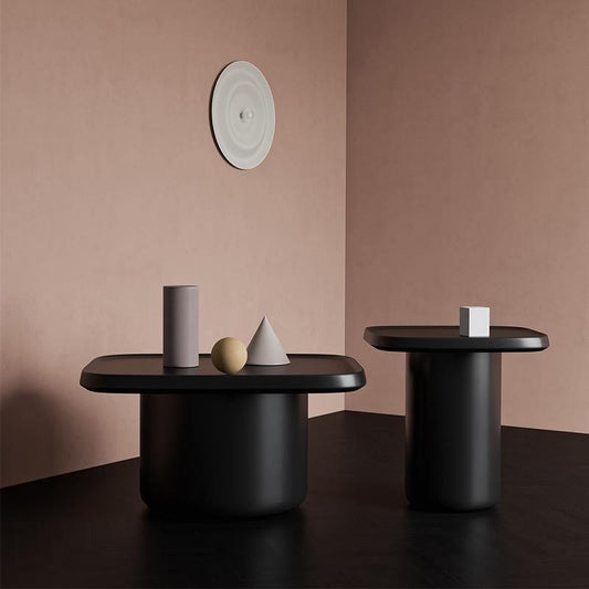 Penn Side Table, Black/ Red | Weilai Concept