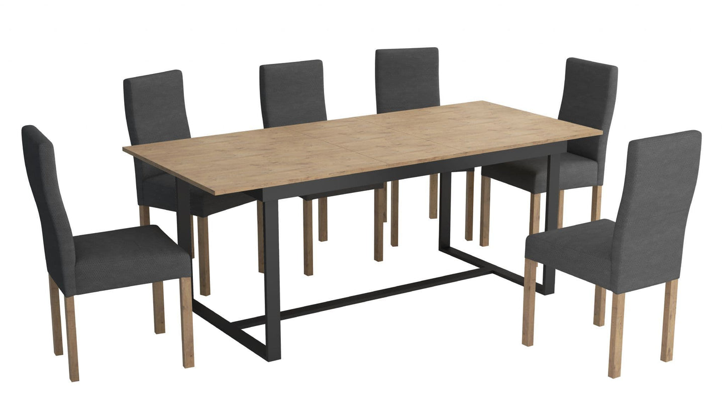 Polish Extendable Oak Dining Table