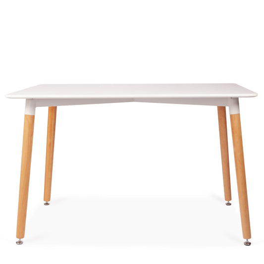 Rectangular White Dining Table