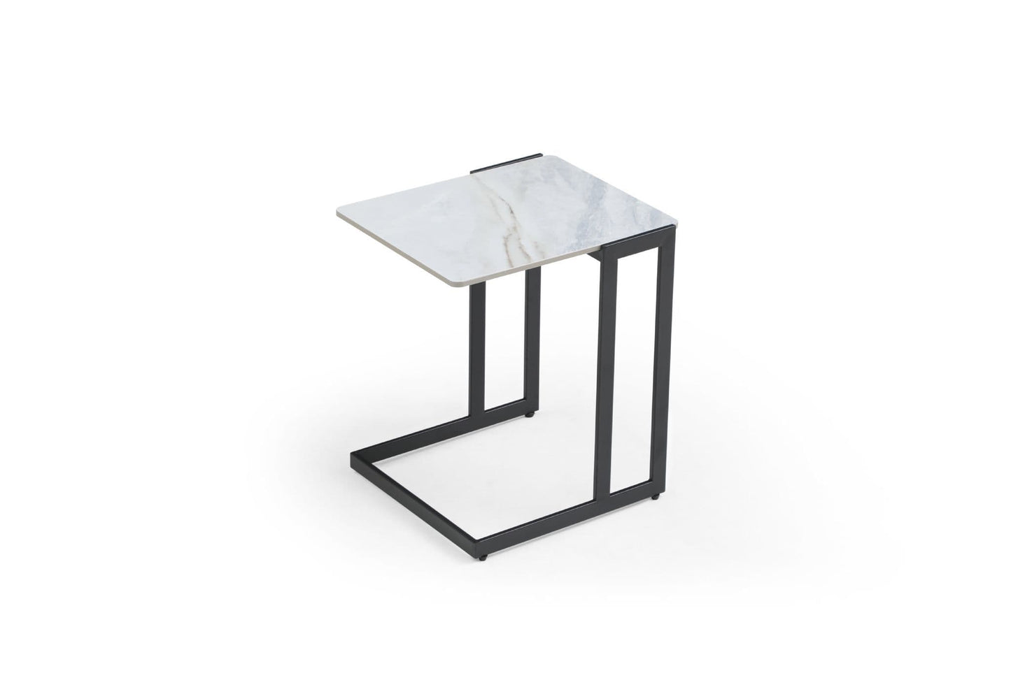 Rita Sintered Stone Side Table with Laptop Stand