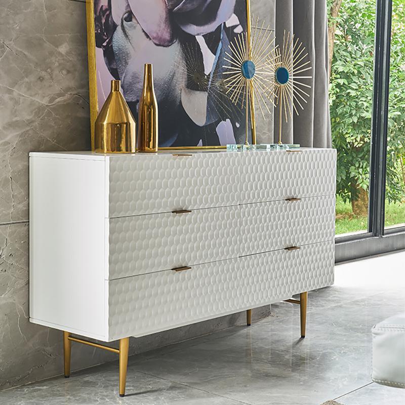 Rutland Sideboard, Gold & White | Weilai Concept