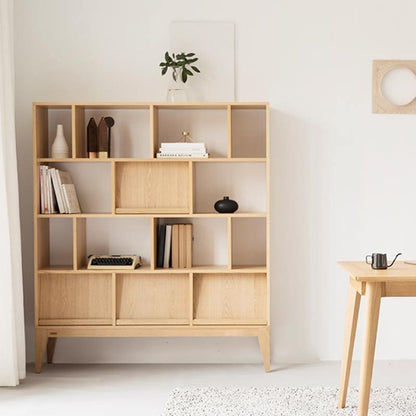 Salem Shelving Unit, Bookcase, Ash | Weilai Concept