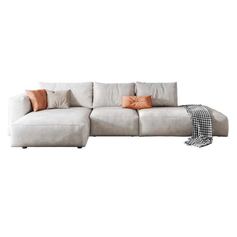 Samona Three Seater Corner Sofa, Leathaire | Weilai Concept