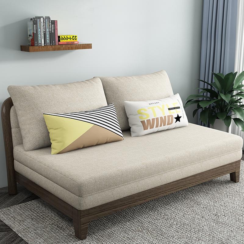 SB132 Two Seater Sofa Bed, Wood | Weilai Concept