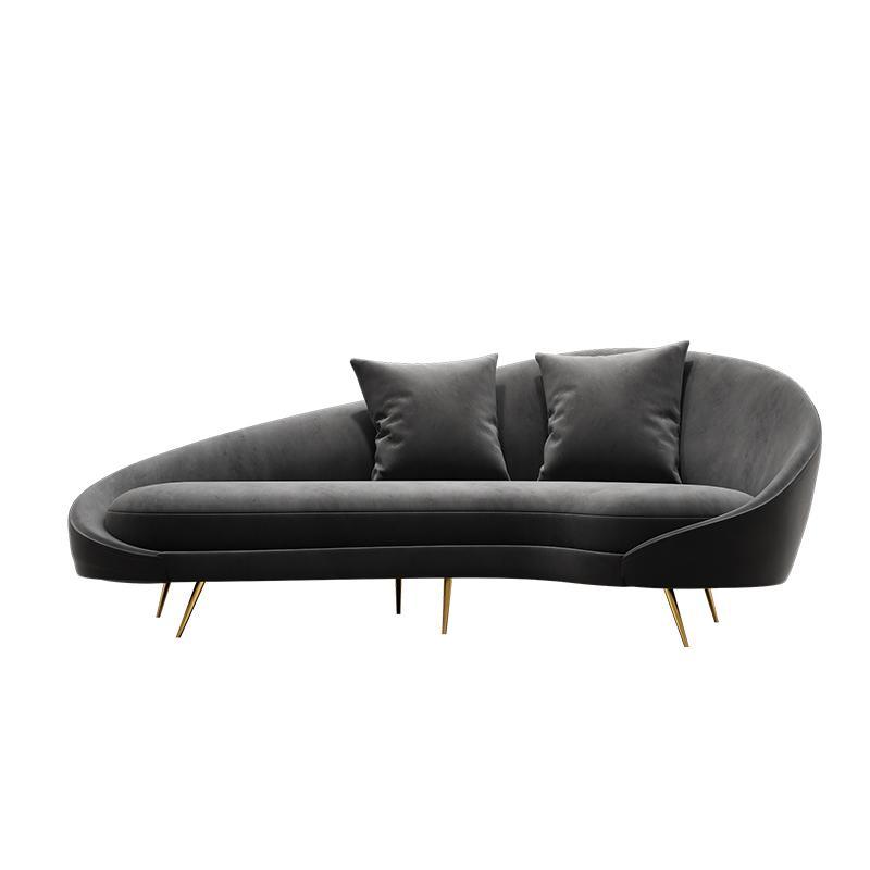 Slender Modern Curved Three Seater Sofa | Weilai Concept