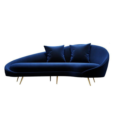 Slender Modern Curved Three Seater Sofa | Weilai Concept