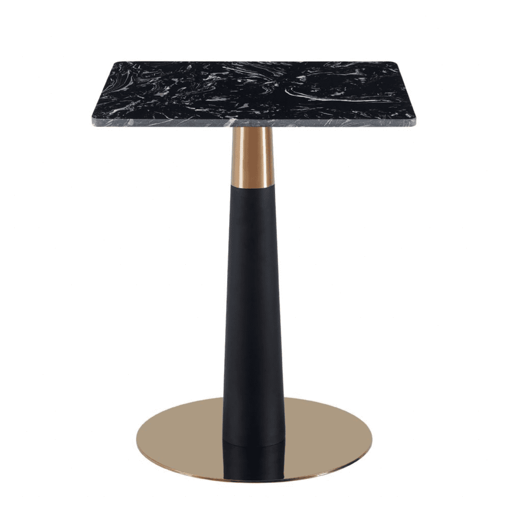 Belgian Square Black Dining Table