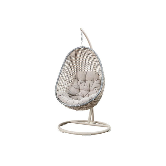 Sutton Garden Rattan Hanging Egg Chair with Stand, Indoor/ Outdoor Furniture | Weilai Concept