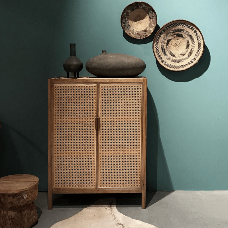 Tandy T3 Rattan Cabinet, Hallway Storage, Shoe Storage | Weilai Concept