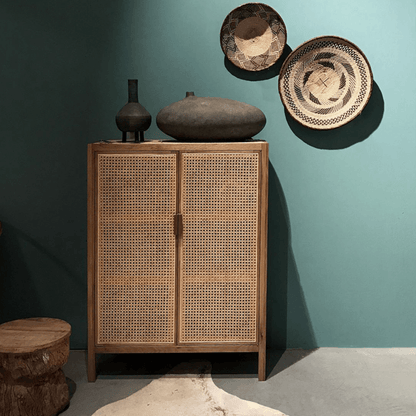 Tandy T3 Rattan Cabinet, Hallway Storage, Shoe Storage | Weilai Concept