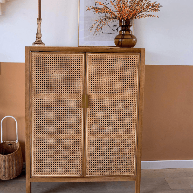 Tandy T3 Rattan Cabinet, Hallway Storage, Shoe Storage | Weilai Concept