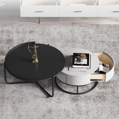 Teddy Nesting Coffee Table, Black And Grey | Weilai Concept