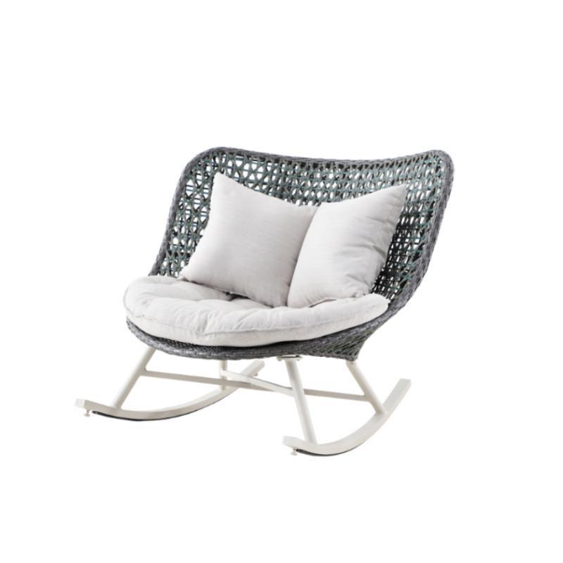 Temescal Rattan Garden Rocking Chair, Indoor/ Outdoor Furniture | Weilai Concept