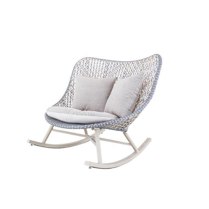 Temescal Rattan Garden Rocking Chair, Indoor/ Outdoor Furniture | Weilai Concept